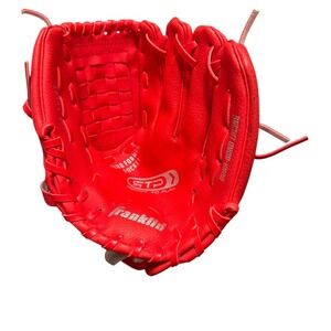 Franklin Baseball Glove STP‎ Hand Formed Pocket Dura-Bond Lacing Red